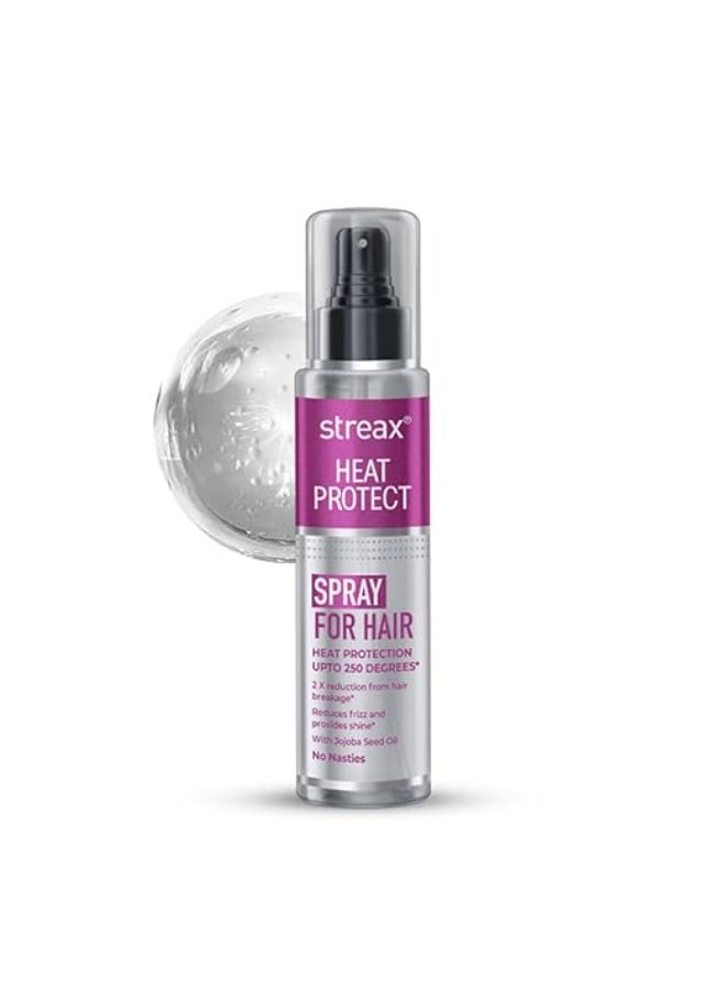 ستريكس بخاخ ستريكس الواقي من الحرارة للشعر - 100 مل، بخاخ تصفيف الشعر للنساء والرجال | بخاخ حماية من الحرارة | سيروم حماية من الحرارة | حماية تصل إلى 250 درجة مئوية وتقليل تكسر الشعر بمقدار الضعف - Image 1